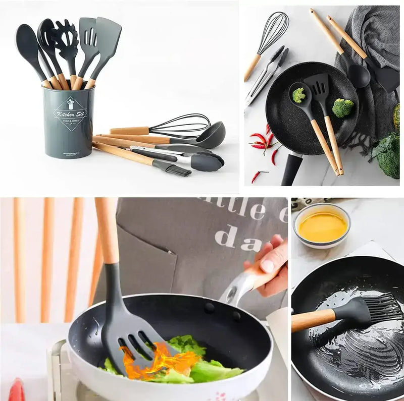 Kit de Utensílios de Cozinha 12 Peças - Nexus™