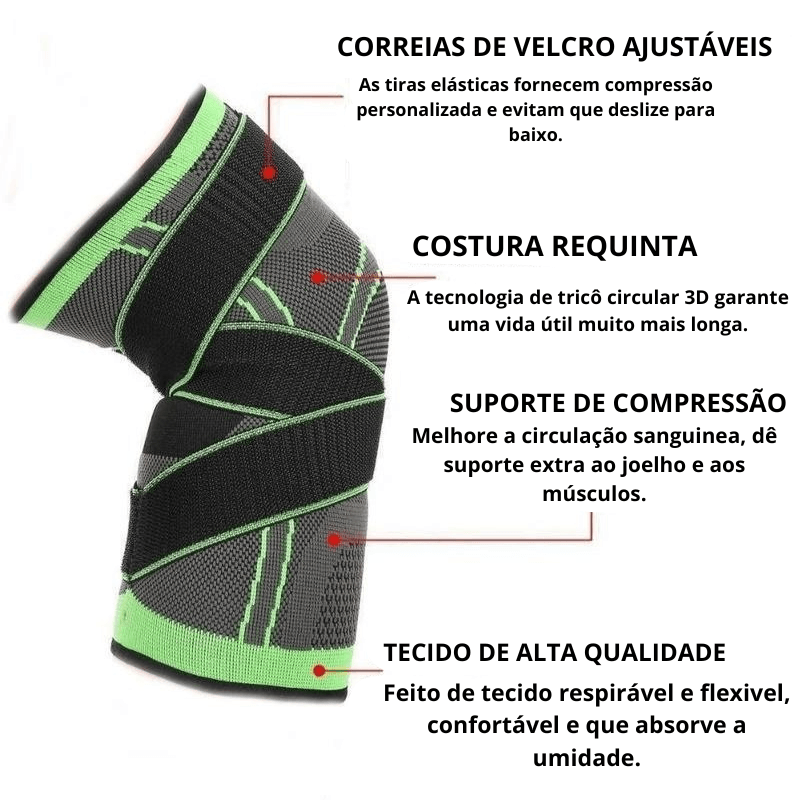 Ortóssoothe - Suporte Esportivo para Joelho, Proteção para Artrite e Compressão Fitness - My Store