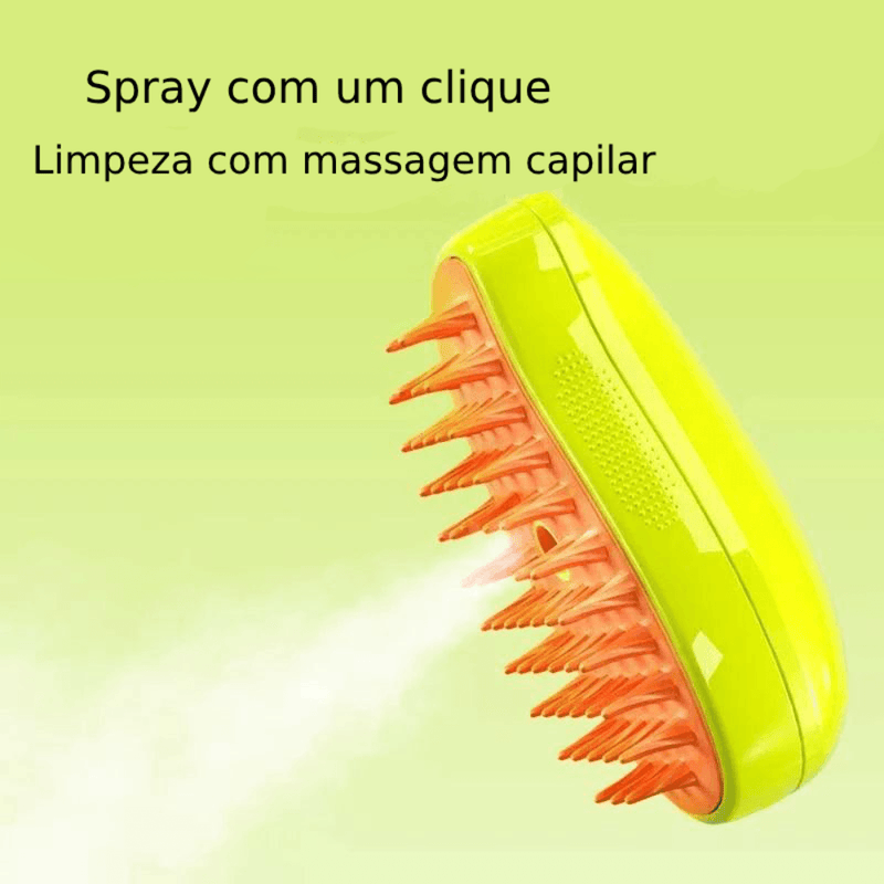 Escova de Vapor Elétrica para Gatos com Spray de Água - Nexus™ - My Store