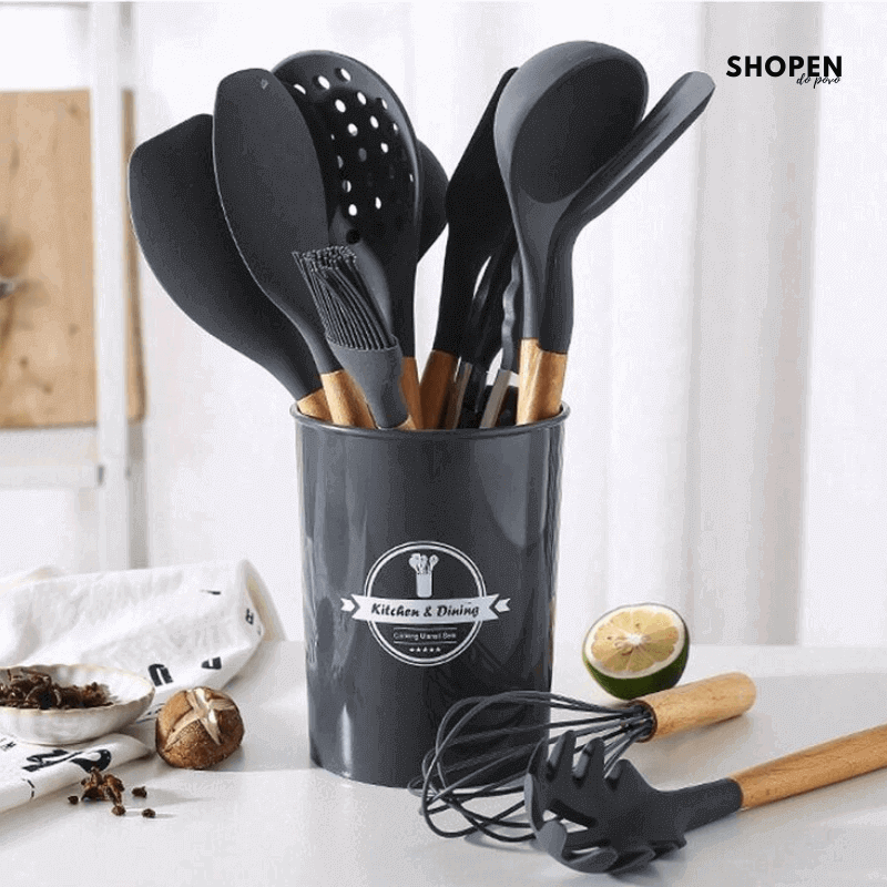 Kit de Utensílios de Cozinha 12 Peças - Nexus™